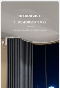 Nuova Tendenza <span class=keywords><strong>Tende</strong></span> <span class=keywords><strong>e</strong></span> Drappeggi Elettrici in Lega di Alluminio Smart, Su Misura per Camera da Letto, Casa <span class=keywords><strong>e</strong></span> Hotel, Lussuosi <span class=keywords><strong>e</strong></span> Moderni, Oscuranti - Product Image 2