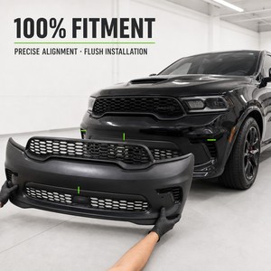 Kits carrosserie pour <span class=keywords><strong>Dodge</strong></span> Durango <span class=keywords><strong>SRT</strong></span> 2020, <span class=keywords><strong>2021</strong></span>, 2022, 2023 : pare-chocs avant, calandre, kit de conversion style <span class=keywords><strong>SRT</strong></span> - Product Image 2