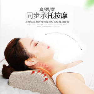 Neck Shoulder Massager Pillow With Heating And Kneading Function For Neck Back Waist Relief - Product Image 1
