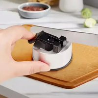 Aiguiseur de couteaux 3 en 1 Mini gadgets de cuisine à succion portable