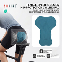 Coussinets de vélo 3D en gel haute performance, antichoc, en mousse perforée, séchage rapide, écologiques, respirants, Spandex/Nylon Sokind