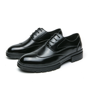 Plus Size Business <b>Platform</b> Leather <b>Shoes</b> 38-46 <b>Men's</b> <b>Shoes</b> Tie-up British Style Groom Wedding <b>Shoes</b> <b>Men</b> - Product Image 6