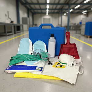 Emergency PPE Kit Portable Spill Response Set With Protective Gear And <b>Tools</b> For Safety Use - Product Image 3
