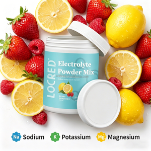 Polvo Electrolítico <span class=keywords><strong>Sin</strong></span> Azúcar, Mezcla para Bebida Hidratante, Marca Privada, Sabor Limonada de Bayas, Suplementos Keto Veganos para Energía - Product Image 3