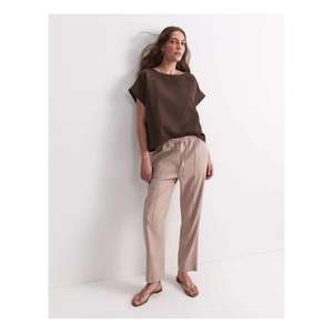 Work Friendly Casual Trousers For Women Built With Comfortable Waist Construction And Breathable <b>Fabric</b> For Consistent All Day - Product Image 3