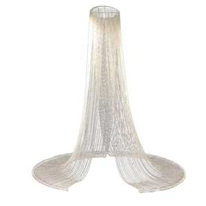 Rèm trang trí trần nhà tiệc cưới bằng hạt acrylic hình trái đất, làm nền sân khấu, dẫn lối - Product Image 4