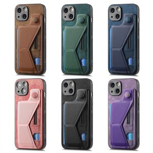 Étui de téléphone <span class=keywords><strong>Mimi</strong></span> avec porte-cartes magnétique, support pour appareil photo, support de téléphone, compatible avec les modèles 17/16/15/14/<span class=keywords><strong>13</strong></span>/12/11 Pro Max, résistant aux chocs, pour le sport - Product Image 2