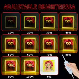 ไฟนีออน LED รูปผู้หญิงสุดเท่ ใช้พลังงานจาก USB ปรับความสว่างได้ ปรับแต่งได้ กันน้ำระดับ IPX3 ตกแต่งผนังบ้าน อาคาร บาร์ งานแต่งงาน ห้างสรรพสินค้า - Product Image 6