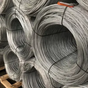 Hot Dipping Welded Construction 1mm-5mm Galvanized Steel Wire For Elevator Rope Electricity Cable Manufacturing Bending Cut Size