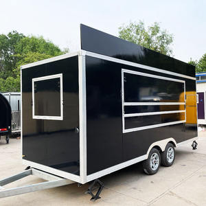 Camion de restauration mobile, bar à boissons entièrement équipé, barbecue électrique, chariot à glaces, chariot à snacks, chariot à hot-dogs et frites, utilisation en extérieur - Product Image 4