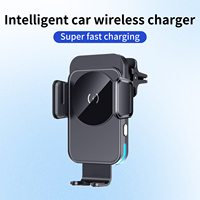 Chargeur sans fil de voiture en mode privé chargeur sans fil à induction intelligent support de voiture à charge rapide 15W