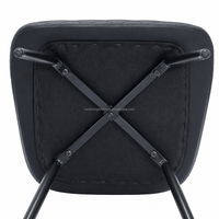 Fauteuil d'appoint moderne en cuir PU, chaise longue rembourrée imperméable pour salon, salle à manger et chambre à coucher