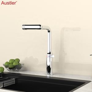 Design moderne <span class=keywords><strong>haut</strong></span> <span class=keywords><strong>de</strong></span> <span class=keywords><strong>gamme</strong></span> en acier inoxydable chromé avec cascade extractible robinet <span class=keywords><strong>de</strong></span> <span class=keywords><strong>cuisine</strong></span> mitigeurs d'évier - Product Image 4