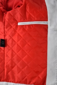 Custom 100% Genuine <b>White</b> Vintage Nappa Leather <b>Men</b>’s <b>Jacket</b> Crust Finish Private Label OEM Supply Custom Dyeing Available - Product Image 5