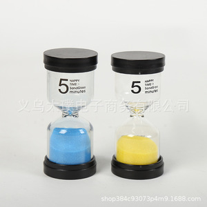 Venta al por mayor de fábrica de relojes de arena decorativos para estudiantes, regalos creativos, temporizadores de plástico sencillos, relojes de arena para educación preescolar - Product Image 2