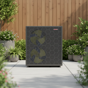 Bomba de Calor de Aire a Agua Metálica de Alta Eficiencia R290 con Doble Ventilador y Bomba de Agua Eléctrica de 230V para Uso Doméstico - Product Image 2