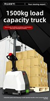 Robot mobile autonome de 1500 kg, chariot élévateur à palettes sans conducteur avec recherche visuelle pour la logistique d'entrepôt et d'usine