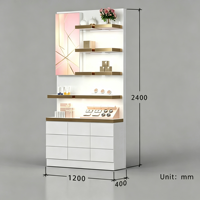 Anpassbare, Robuste, Umweltfreundliche Kosmetik-Vitrine mit LED-Beleuchtung für Gewerbliche Schönheitssalons und Make-up-Präsentationen