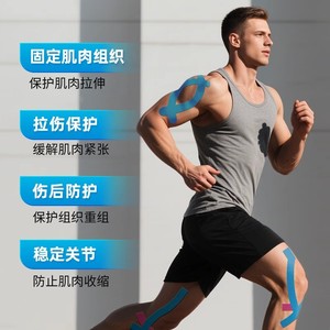 Haishi Hainuo Muscle Tape 5cmx5m Sports Bandage For Knee And <b>Ankle</b> <b>Support</b> - Product Image 1