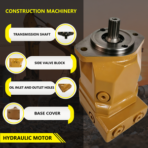 Moteur à piston hydraulique 225-4613 A10FM63 pour équipement de construction CAT - Product Image 2