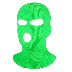 Großhandel Unisex Bestickte Gestrickte 3-Loch-Skimaske Individuelle Sturmhaube für Wintersport im Bildstil Polyester/Baumwolle 52–54 cm Kopfumfang - Product Image 6