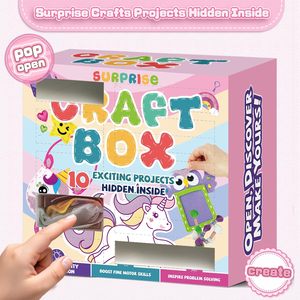 <span class=keywords><strong>Kit</strong></span> de <span class=keywords><strong>couture</strong></span> pour enfants, boîte d'activités créatives, <span class=keywords><strong>10</strong></span> projets DIY en feutre pour la création de poupées en peluche et d'oreillers en peluche, cadeau pour filles et garçons - Product Image 4