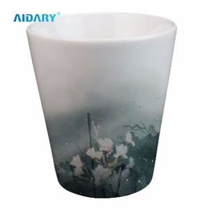 Maceta y vaso <span class=keywords><strong>de</strong></span> cerámica blanca compacta, <span class=keywords><strong>forma</strong></span> cónica, pantalla <span class=keywords><strong>de</strong></span> plantas suculentas, tazas <span class=keywords><strong>de</strong></span> sublimación <span class=keywords><strong>de</strong></span> mesa, categoría <span class=keywords><strong>de</strong></span> producto - Product Image 2