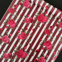 Autocollants muraux en vinyle PVC 3D lavables et autocollants, fleurs, papiers peints