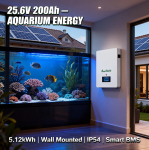 Baterai Lithium 25.6V 24V 200Ah 5kWh untuk Sistem Energi Surya yang Dipasang di Dinding - Product Image 6