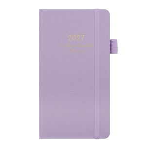 In Stock 2027 Weekly <b>Yearly</b> <b>Planner</b> Notebook PU Leather Hardcover Notepad 72 Sheets Paper with Elastic Band for Corporate Gifts - Product Image 4