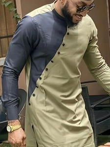 2025 nuevo traje de estilo africano para <span class=keywords><strong>hombres</strong></span>, moda a juego de colores con <span class=keywords><strong>modelos</strong></span> de explosión transfronterizos, tejido para primavera - Product Image 6