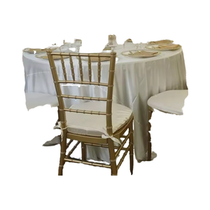 Chaise de banquet commerciale en acrylique transparent durable et portable pour hôtel, en plastique transparent, vente en gros - Product Image 4