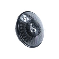 GOODZOOM Ensemble de phares de voiture personnalisés Feux de route et feux de croisement Yeux d'ange de voiture Phares à LED ronds de 7 pouces pour tout-terrain