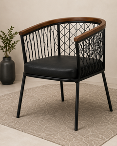 Chaise de salle à manger moderne avec siège rembourré confortable et design élégant pour salle à manger, cuisine, restaurant et café - Product Image 1