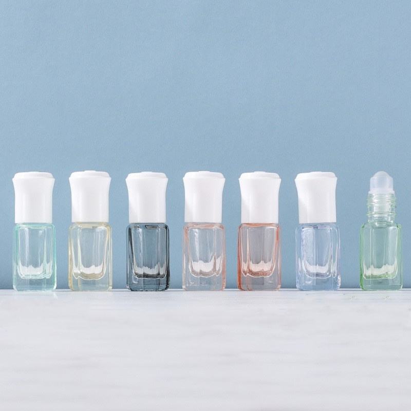 Cuentas de vidrio ordinario + tapa de plástico blanco