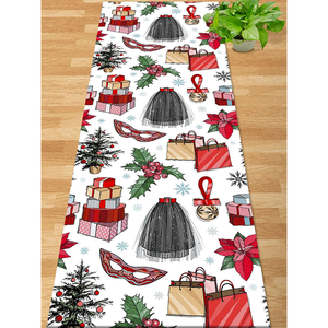 <span class=keywords><strong>Tapis</strong></span> de <span class=keywords><strong>couloir</strong></span> rouge de Noël moderne, <span class=keywords><strong>tapis</strong></span> de sol en polyester <span class=keywords><strong>long</strong></span> et épais pour hall <span class=keywords><strong>d</strong></span>'hôtel et escalier pour la maison, le golf, le salon et la chambre à coucher - Product Image 1