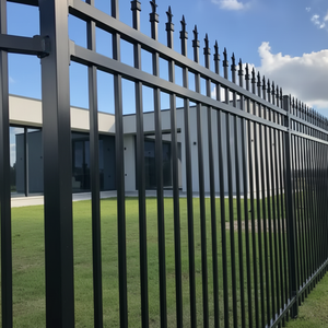 Valla <span class=keywords><strong>de</strong></span> Acero Galvanizado <span class=keywords><strong>de</strong></span> Diseño Moderno para Uso Residencial y Exterior, Venta Directa <span class=keywords><strong>de</strong></span> Fábrica, Materiales <span class=keywords><strong>de</strong></span> Construcción Metálicos para Patios y Villas - Product Image 6