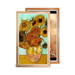 27x17"picture Frames IPS Screen NFT Artwork Painting Gallery 27 Inch WiFi Digital Photo Frame Share Moment Via App