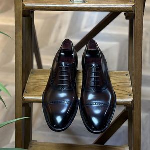 Nouvelles Chaussures Habillées d'Été pour Hommes - Chaussures de Mariage Élégantes à Trois Liens en Cuir de Vachette, Bout Carré, à Lacets, Respirantes et Antidérapantes - Product Image 3