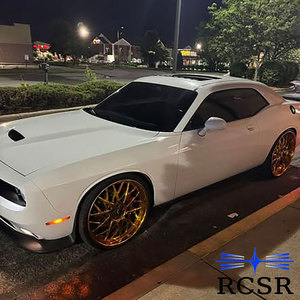 RCSR Nouvelles jantes en aluminium forgé de 24, 26 et 28 pouces, design à deux pièces, finition argentée polie, 5x112, 5x114.3, 5x120, 6x139.7 - Product Image 5