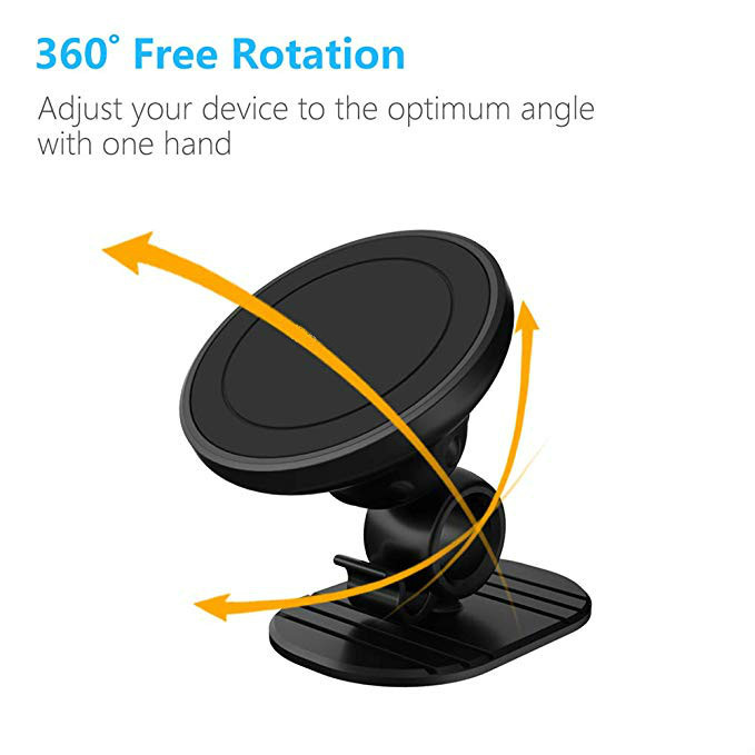 Leadingplus 360 Magnetic Car Phone Holder Mini Stand Cell Phone Magnet Mount Car Holder For iPhone Samsung