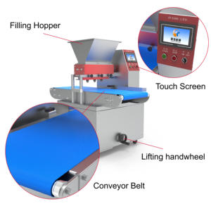Samuray çerezleri üretim hattı yeni otomatik kek ve ev pişirme için Pancake Dosa <span class=keywords><strong>Maker</strong></span> yumurta dağıtıcı - Product Image 5