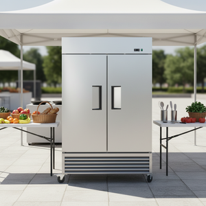 Congelador Vertical Comercial de 4 Puertas de Acero Inoxidable de Una Sola Temperatura con Descongelación Automática para Cocina de Restaurante LF-SSRF4 C - Product Image 3