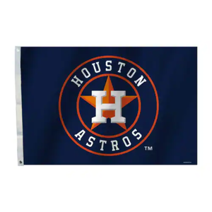 MLB Teams China Factories Wholesale 3x5ft Double Sided Printed <b>Flag</b> Outdoor Houston Astros <b>Flag</b> with 2 Grommets - Product Image 5