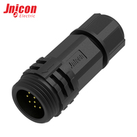 Connecteur étanche M19 9 broches 5A 60V mâle/femelle IP67 à verrouillage par poussée pour la transmission de signaux et la communication de données