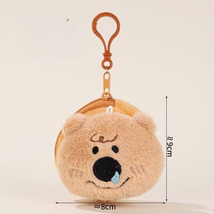 Scatola <span class=keywords><strong>cieca</strong></span> giocattoli di peluche ciondolo borsa per bambola decorazione portachiavi regali soffice frutta cibo Hamburger portafoglio portachiavi per le donne - Product Image 5