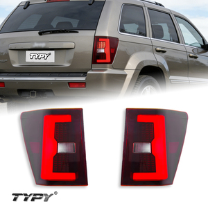 TYPY for 2005-2010 Jeep Grand Cherokee taillight assemblies LED <b>daytime</b> <b>running</b> <b>lights</b>, turn signals, and brake <b>lights</b> - Product Image 1