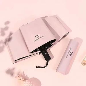 Unique Promo Business Gift Products <b>Windproof</b> Foldable Travel Three Folding With Logo Custom Design <b>Umbrella</b> Wholesale - Product Image 5