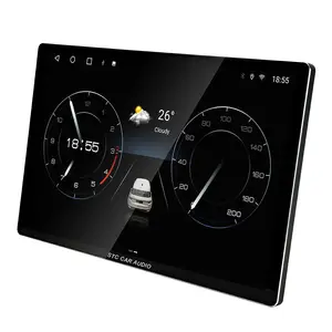 New Design Premium Android 12 radio 13.1inch QLED screen 2 din multimedia android