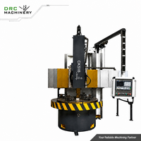 Torno Vertical CNC de Alta Precisión DRC CK518 para Trabajos Ligeros con Diámetro de Torneado de 800 mm, Mesa de Trabajo de 700 mm, Altura Máxima de 800 mm, Peso Máximo de 1500 kg